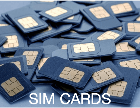 SIM cards for mobile operators